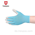 Hespax 13g Latex benutzerdefinierte Schutzhandschuhe Anti -Slip